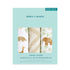 3-Pack, 100% 3 11x11 aden + anais Essentials Washcloth Super Soft Cotton Muslin, Gentle on Skin, Absorbent Layers