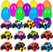 ThinkMax 12pcs Easter Eggs Prefilled with Pull Back Cars, with toys inside for