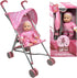 Baby Doll with Stroller Set - 12" Baby Doll with Pacifier Gift
