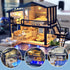 Flever Dollhouse Miniature DIY House Kit Manual Creative with Furniture for Romantic Artwork Gift (Perfect Time