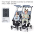 R1 R1 R1 R1 Beberoad Love Stroller Connector, Twin Stroller Double Stroller Connector for Travel Stroller, Turns Two
