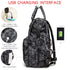 Backpack Backpack Diaper Bag with USB Charging Port Stroller Straps and Insulated Pocket,army military Travel Nappy