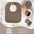 8 Pack Baby Burp Cloth Muslin Sets - Unisex Bibs, Absorbent Soft Cotton Burp Rags