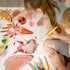 Joyooss Paint Brushes for Kids, 12 Pcs Large Round/Flat Washable No Shed Hog Bristle Toddler Paintbrushes for