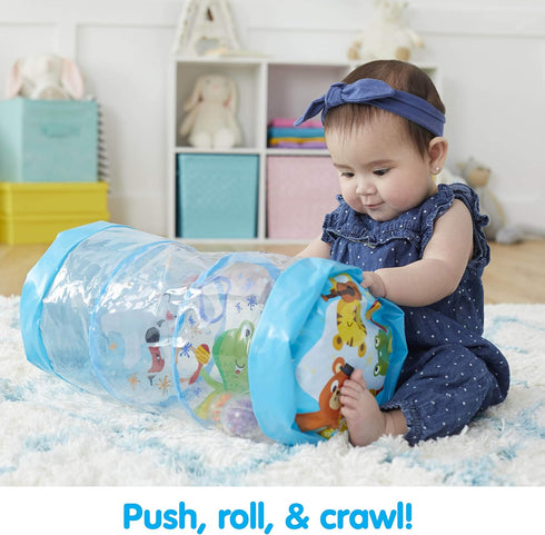 Kidoozie Jumbo Roller - Animal Friends Tummy Time Toy for Infants and Toddlers Ages 6-18 Months