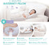 Regalo Premium Ultra Soft Pregnancy Postpartum Pillows for Sleeping, Feeding, C Shaped Full Body Maternity Pillow