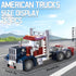 APENGBAOL SetsCity Set Boys268PCS Semi Truck Building Tow Truck Toy Building Block for Adults