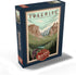MyPuzzle Yosemite National Park - Vintage Travel Poster, Premium 500 Piece Jigsaw Puzzle for Adults