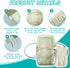 Set 7 Set, 16-18 Inch Rakki Dolli Doll Carrier Doll Carry Cot Carry Crib with Feeding Utensils Feeding & Changing