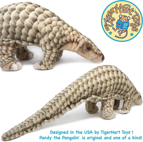 30 Inch TigerHart Pandy The Pangolin - Stuffed Animal Plush