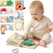 Montessori Soft Baby Book - Sensory Book for Babies 0-12 Months with