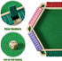 6 12+4 6 Vamslove Shut The Box Game for Player with Dice - Colorful Sided Wooden Board Math Number Games for Kids