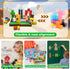 Blocks-100PCS 3+, Annexfun Magnetic Magnetic Building Blocks, Magnetic Blocks Road with Car STEM Toddler Kids Toys