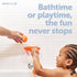 2 Jool Baby Bath Basketball Hoop for Toddlers, Kids Bathtub Toy Includes Basketball Net w/ Suction Cups, Basketballs