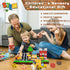 Magnetic Blocks 100PCS Magnetic Building Tiles Stacking Construction Set, STEM Montessori Sensory Toys for Kids Ages 4-8