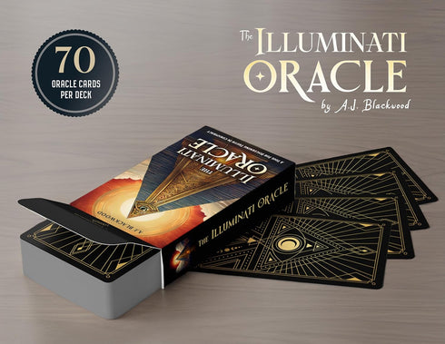 70 The Illuminati Oracle: A Tool for Discerning Truth in Conspiracy by A.J. Blackwood - Card Divination Game to Decode