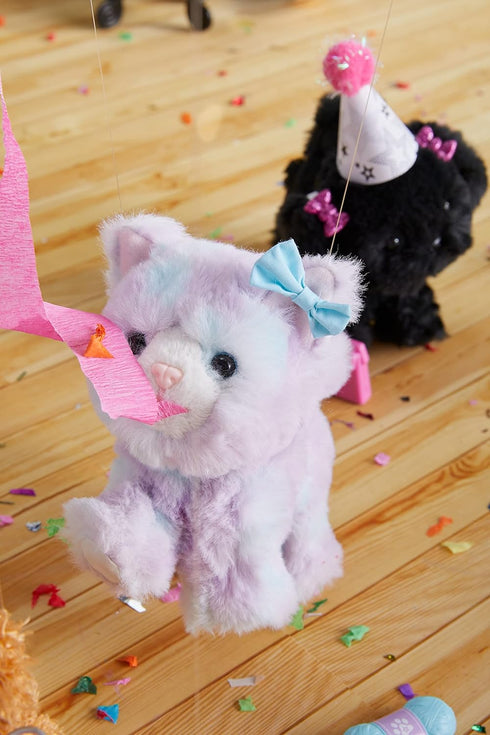 American Girl Truly Me 18-inch Doll Pet Purrpley Pink Kittycat - Magnetic Mouth to Hold Yarn Toy, Ages 6+