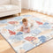 50"x50" Baby Play Mat, Premium Thicker Foam Floor Mat, Bohemian Non-Slip Playpen