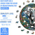 '-16.5 16.5in -451 Wooden Puzzles for Adults, Forest Elephant Wooden Jigsaw Puzzle for Adults, Wood Puzzles Adult