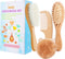 Baby Hair Brush Set for Newborns, Wooden Baby Brush & Comb -