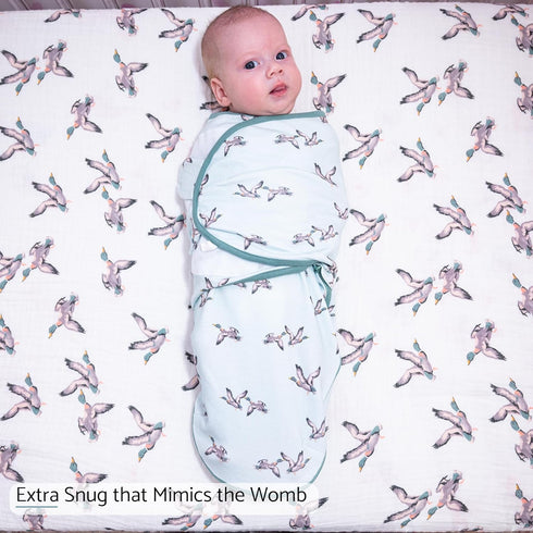 100% 0-3 LollyBanks Baby Swaddles, Organic Cotton Swaddle for Newborns Boys and Girls, Months Swaddle Sacks with Easy