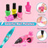 Set 7-12 Amagoing Kids Nail Polish for Girls, Girls Nail Kit Ages with Nail Dryer, Quick-Dry Nail Polish, Nail Art