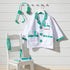 Set (8-Pc) 3+ Melissa & Doug Doctor Costume, Pretend Play Dress Up Stethoscope, Coat & Accessories, Role Play Toys