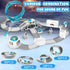Set, 205 Set 4-7 3-12 KIZJORYA Construction Race Track, Space Train Track PCS DIY Flexible Tracks Play for Boys