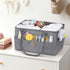 Volnamal Diaper Caddy with Wipe Dispenser One-Handed Access, Premium Diaper Organizer, Portable Car Organizer Nursery