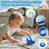 Yaozyety 3-12 Baby Penguin Wobble Toys, Infant Roly-Poly Tumbler Musical Wobbler, Babies Sensory Development & Teething