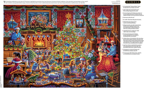 Buffalo Games - Dowdle - Christmas Morning - 300 Piece Jigsaw Puzzle for Adults 14 and up, Perfect for Game Nights