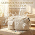 Extra Large Diaper Tote Bag with Shoe Compartment & Pacifier Pocket, Travel Baby Diaper Bag for Mom, Hospital Maternity