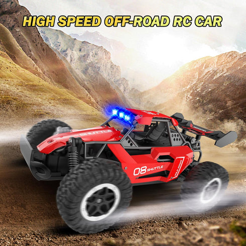 3 4 5 6 7+, 20 2.4GHz 2WD Remote Control Car for Kids KM/H High-Speed RC Cars with LED Lights, Monster Truck Toys,Toy