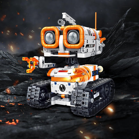 Bouraw 4 1 6-12 in STEM Educational Building Block Robot Kit - App & Remote Control Robot Toys for Kids Aged