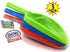 14" Set 3 Pack Matty's Toy Stop Kids Long Handle Sand Scoop Plastic Shovels for Sand & Beach (Red, Blue & Green)