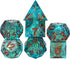 7PCS DND Dice Set | Handmade Sharp Edge Polyhedral Dice for Dungeons and Dragons TTRPG Games with Gift Box