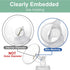 2X 21 mm Maymom Wide Neck Pump Parts for Spectra S1/S2 Pumps, Includes Wide Mouth Flanges