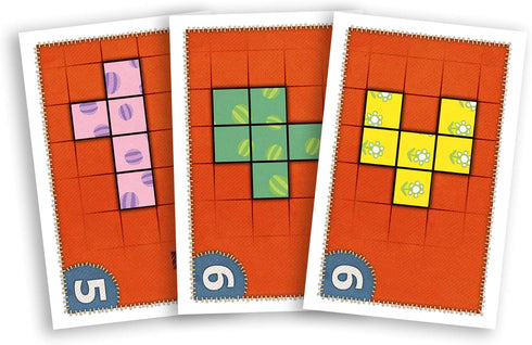 Games Patchwork Doodle Board Game - Strategy, Puzzle, and Drawing Game for Kids and Adults - Family Game for 1 to 6