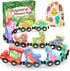 11 Magnetic Wooden Dinosaur Train Set, Montessori Educational Toys for Toddlers, Birthday Gifts for Kids