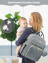 Backpack 15.6 inch LOVEVOOK Baby Diaper Bag,Waterproof Diaper with USB Charging Port for Baby, Large Capacity Fit