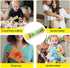 Rainmaker 8 inch Mini Rain Stick for Babies, Yellow Rattle Tube Shaker Music Sensory Toy