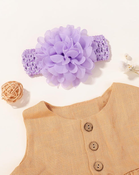 jollybows 18pcs Baby Girls Headband Chiffon Flower Soft Stretchy Hair Accessories for Newborns, Infants, Toddlers