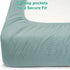 Boys-2 Pack 28"x 52" Muslin Fitted Crib Sheets for Girls & Soft Baby Mattress Sheet-No Slip Boho Neutral Breathable