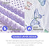 Gifts(30"*40",Butterfly) iEvolve Baby Nursery Bed Blankets Ultra Soft Double Layer Mini Blanket Minky Blanket Receiving