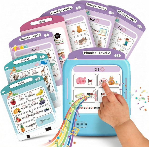 QuTZ Talking Flash Cards, Phonics Flash Cards, Learn to Read with 246