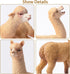 Toymany 8PCS Realistic Alpaca Figurines, Plastic Llama Figures for Christmas Birthday Toy Gift for Kids
