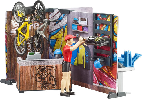Bruder bworld 63120 Bike Shop and Service Playset