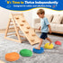 voopark 5 Pack 3-6, Stepping Stones for Kids - Non-Slip Balance Stepping Stones, Sensory Outdoor Toys for Toddlers Age