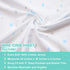 American Baby Company 2 Pack 100% Natural Cotton Fitted Mini Crib Sheets, 38" x 24", Blue Star/Zigzag