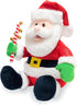 12" Cuddle Barn - Jingling Santa | Singing Santa Claus Christmas Plush Toy Shakes Bells, Sings and Bops to Xmas Carol